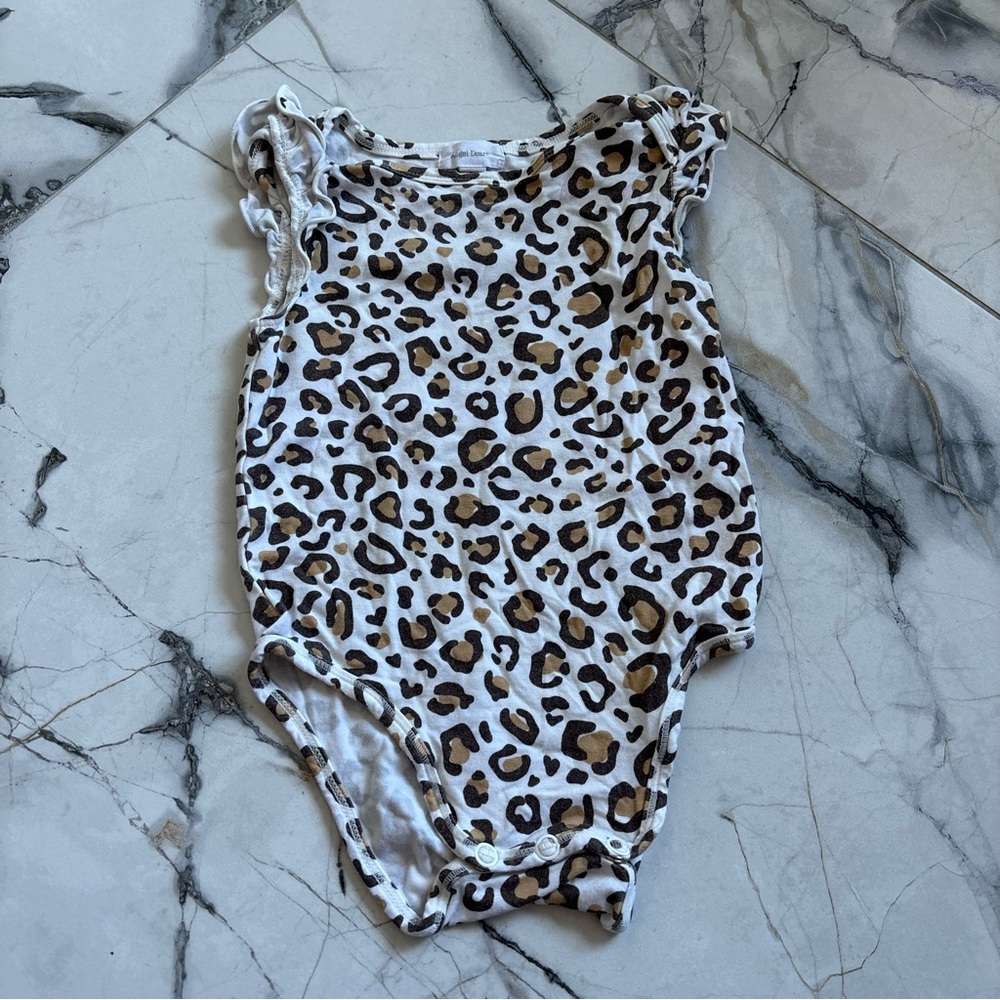 Angel Dear Leopard Print Bodysuit